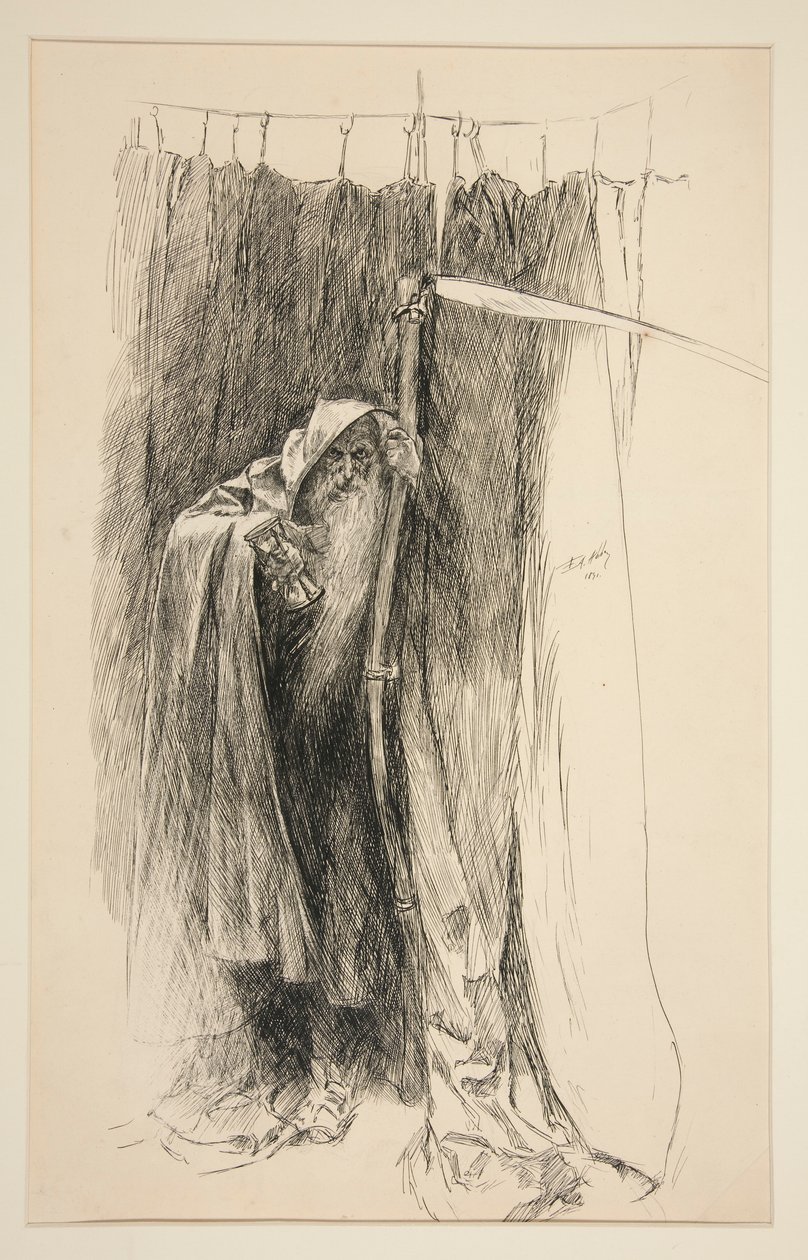 Koro olarak Zamanı Girin - Perde IV, Sahne I, Kış by Edwin Austin Abbey
