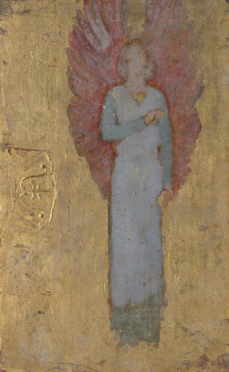 Bir Meleğin Figür Çalışması by Edwin Austin Abbey