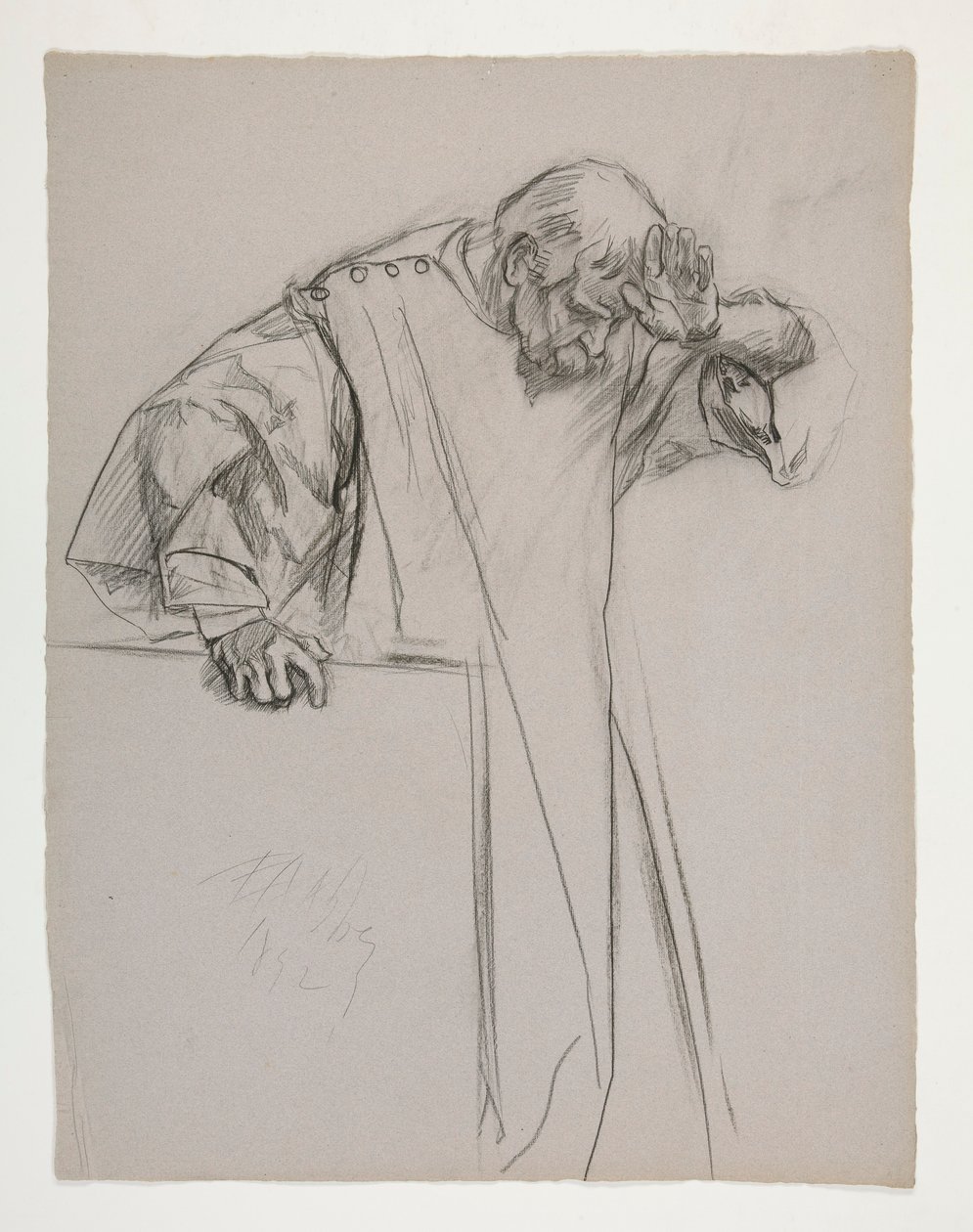 Kral Arthur için figür çalışmaları by Edwin Austin Abbey