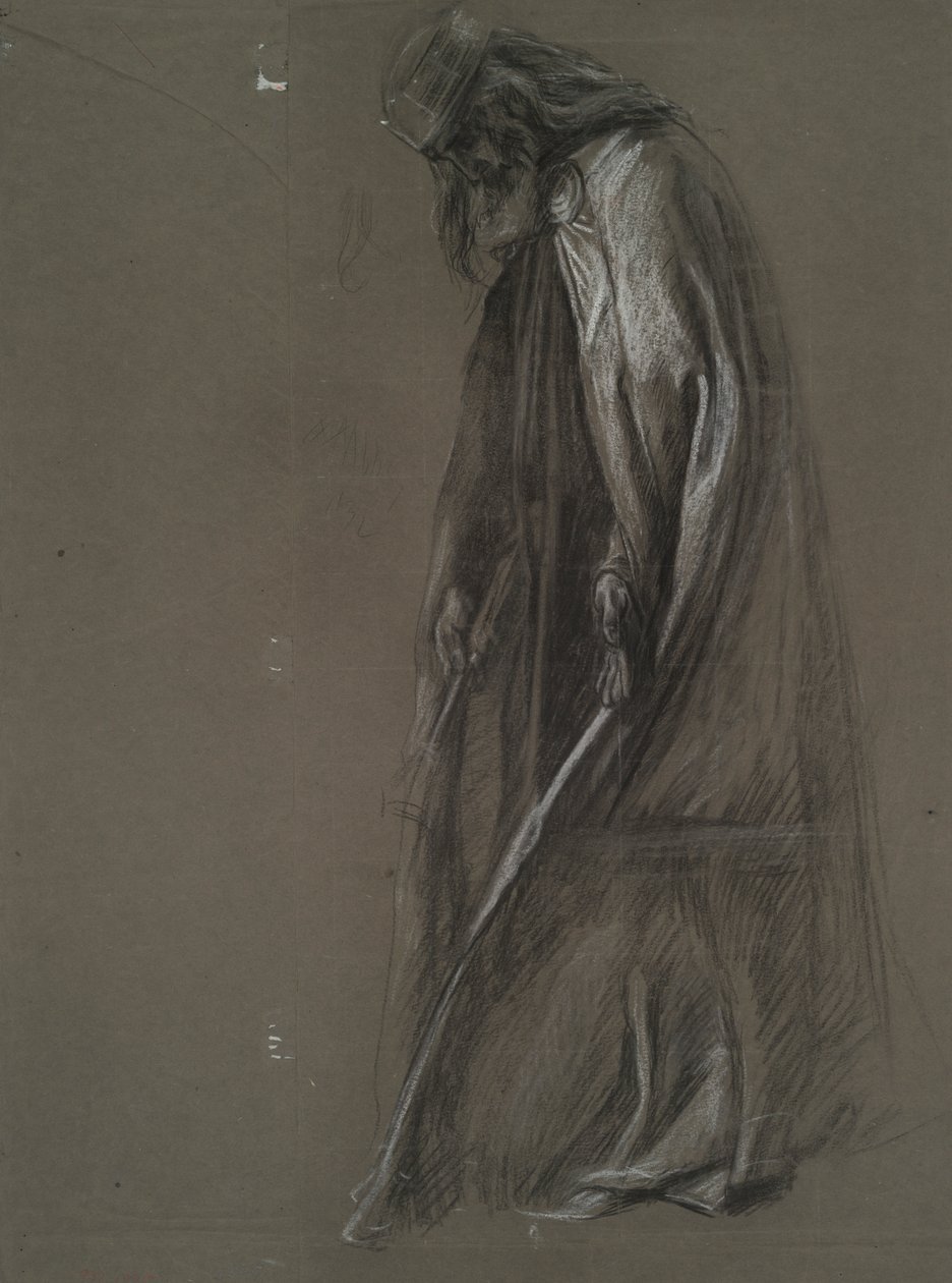 için şekil çalışması by Edwin Austin Abbey