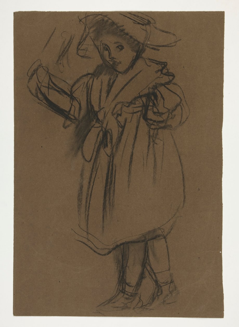 için şekil çalışması by Edwin Austin Abbey