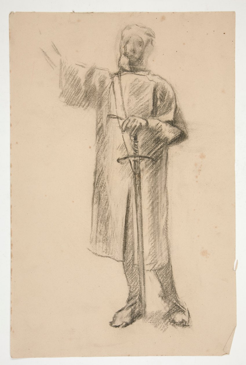 için şekil çalışması by Edwin Austin Abbey