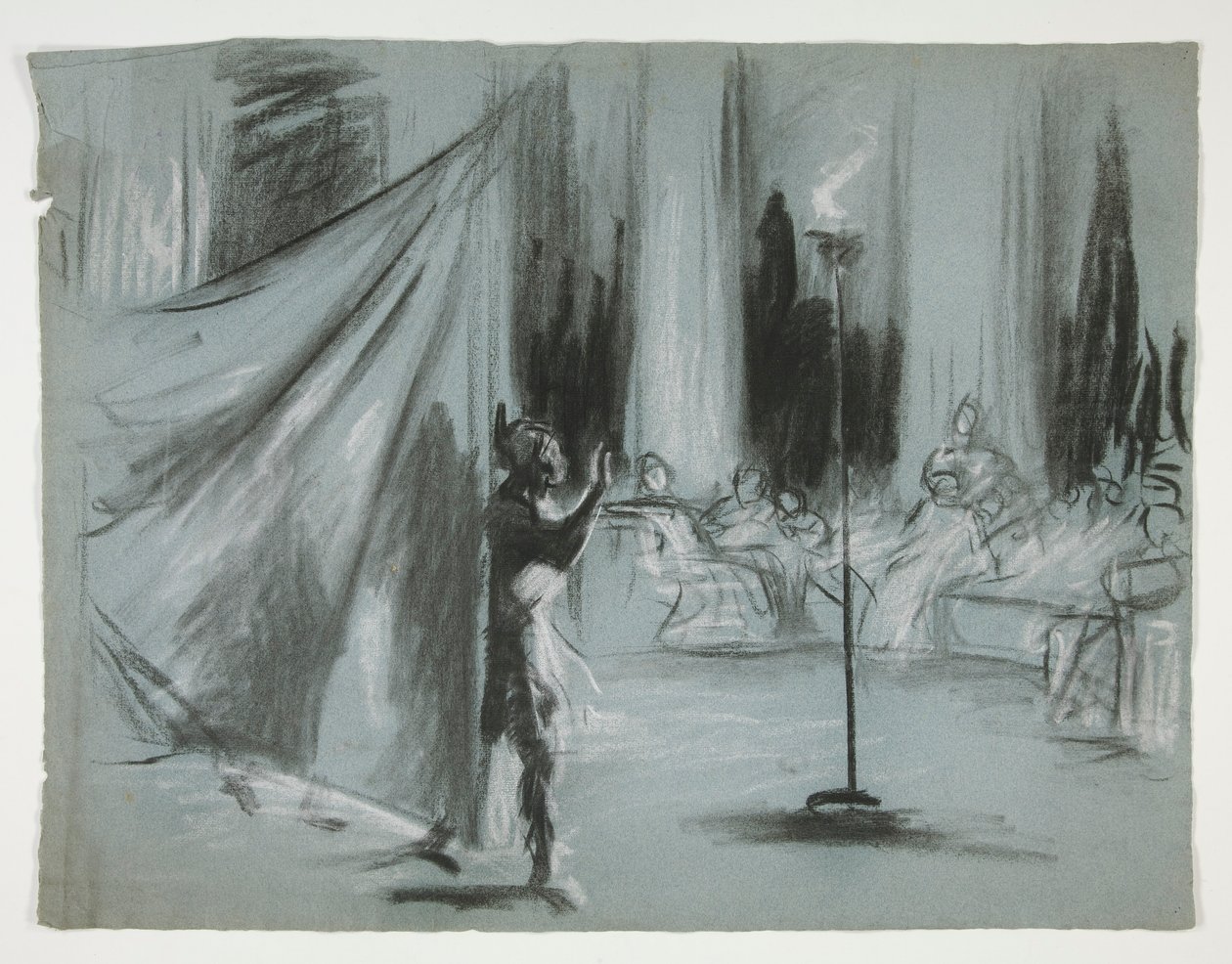 Salondaki Figürler by Edwin Austin Abbey
