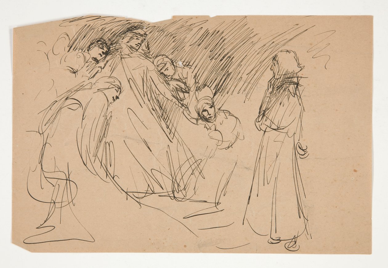 Galahad ve Esir Erdemler, Kutsal Kâse Arayışı için çalışma (1901