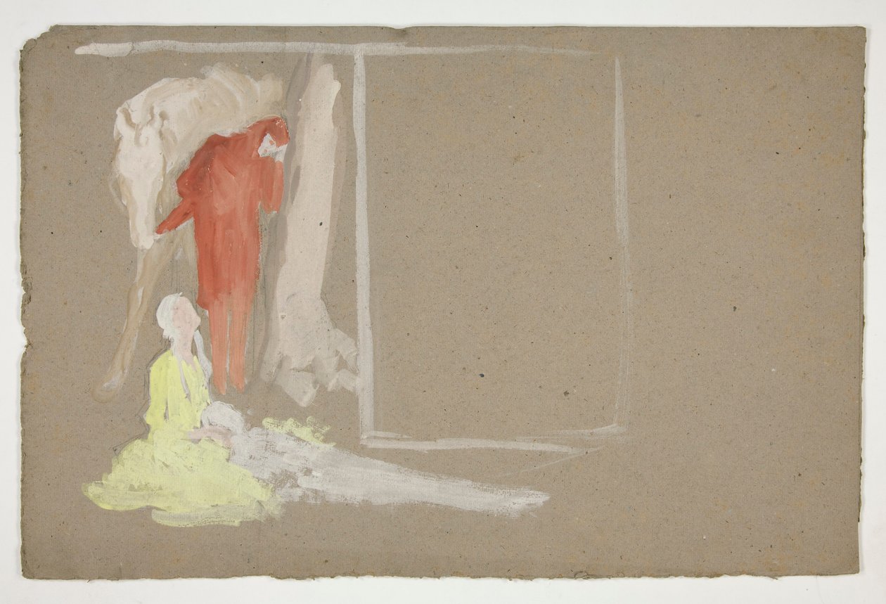 Şekil grubu - (tanımlanamayan resim) by Edwin Austin Abbey