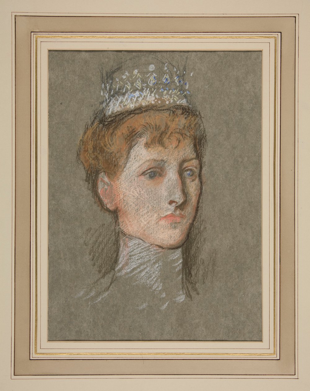 Galler Prensesi Başkanı (Kraliçe Mary) by Edwin Austin Abbey