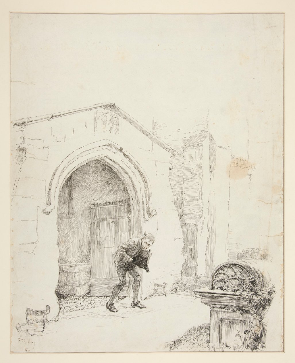 İllüstrasyon by Edwin Austin Abbey
