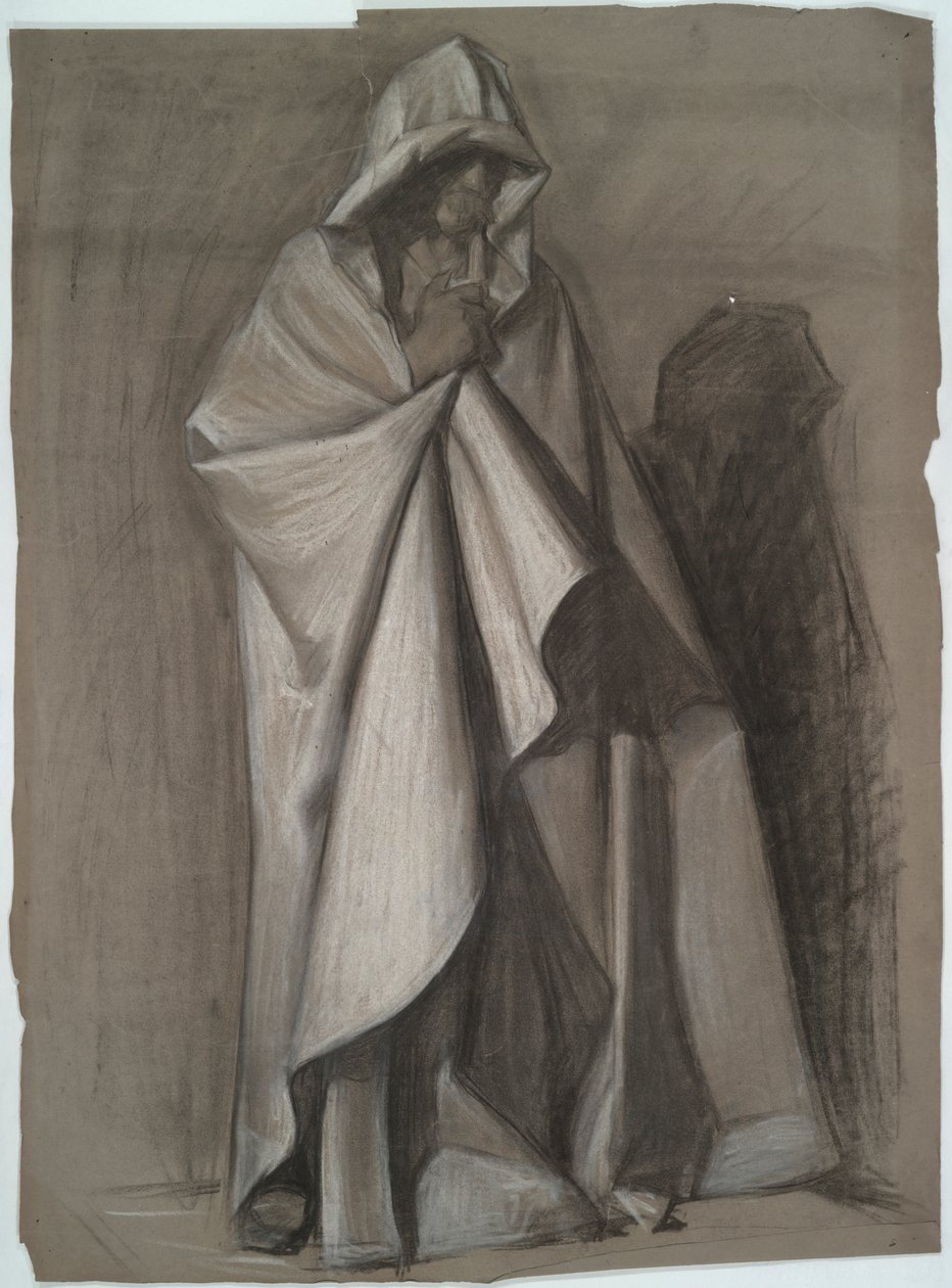 Arimathealı Joseph, Figür çalışması by Edwin Austin Abbey