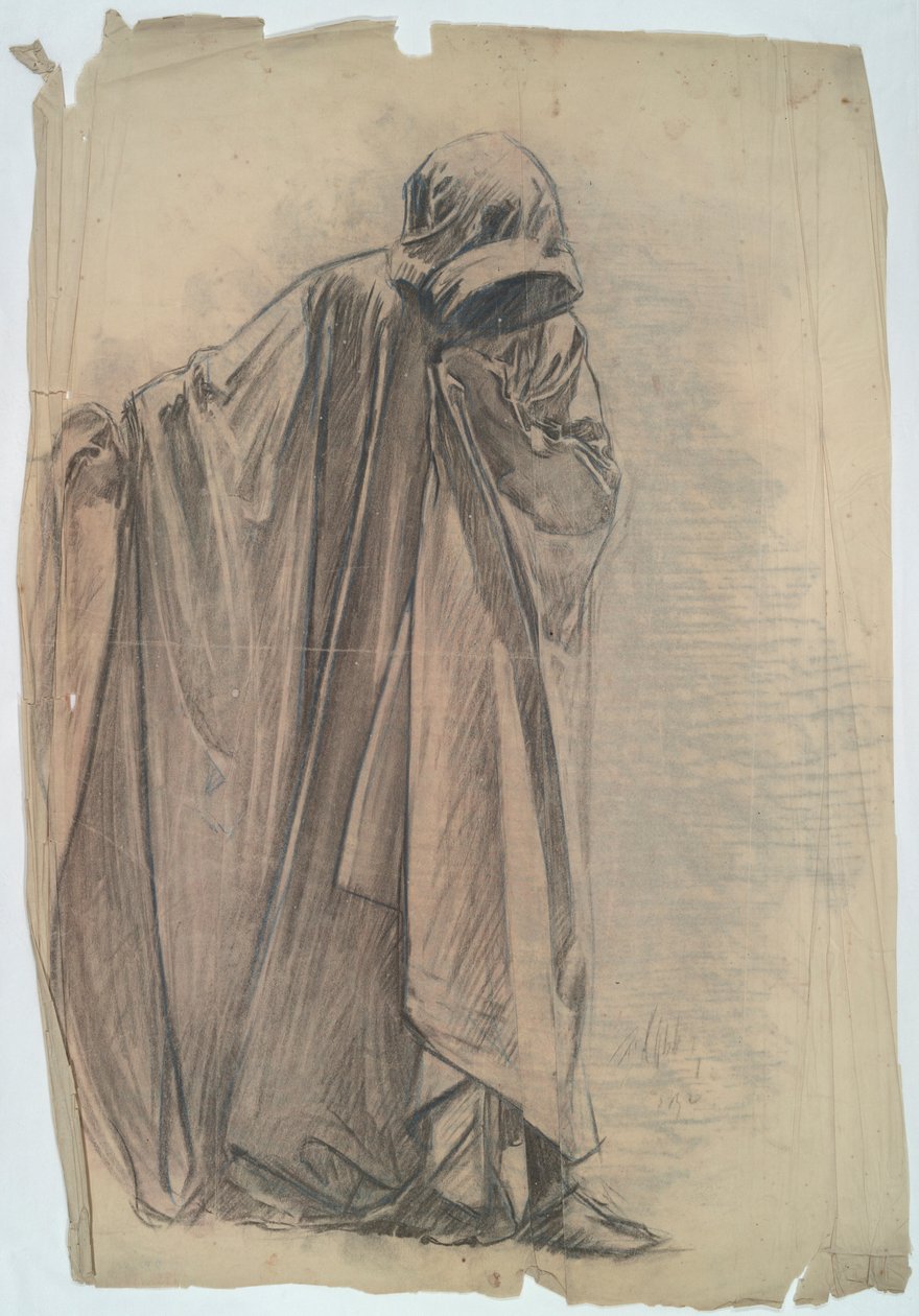 Arimathealı Joseph, Figür çalışması by Edwin Austin Abbey