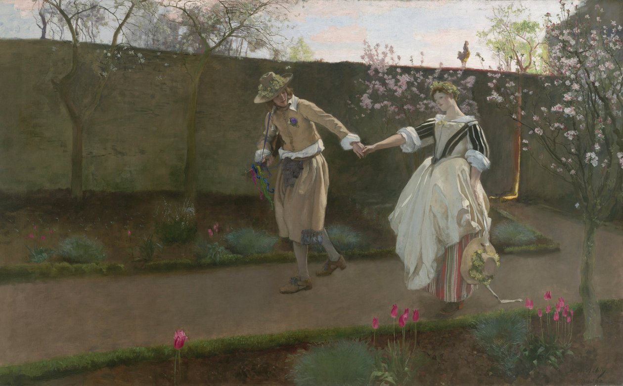 1 Mayıs Sabahı, 1890-94 by Edwin Austin Abbey
