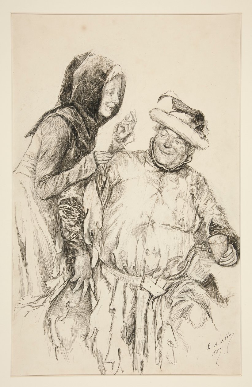Hanımefendi Çabuk: by Edwin Austin Abbey