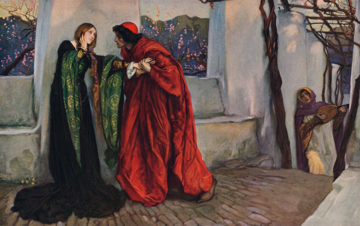 Ey Hanım Madeni, nerede dolaşıyorsun, 1899 c1940 by Edwin Austin Abbey
