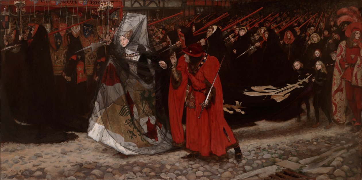 Richard, Gloucester Dükü ve Leydi Anne by Edwin Austin Abbey