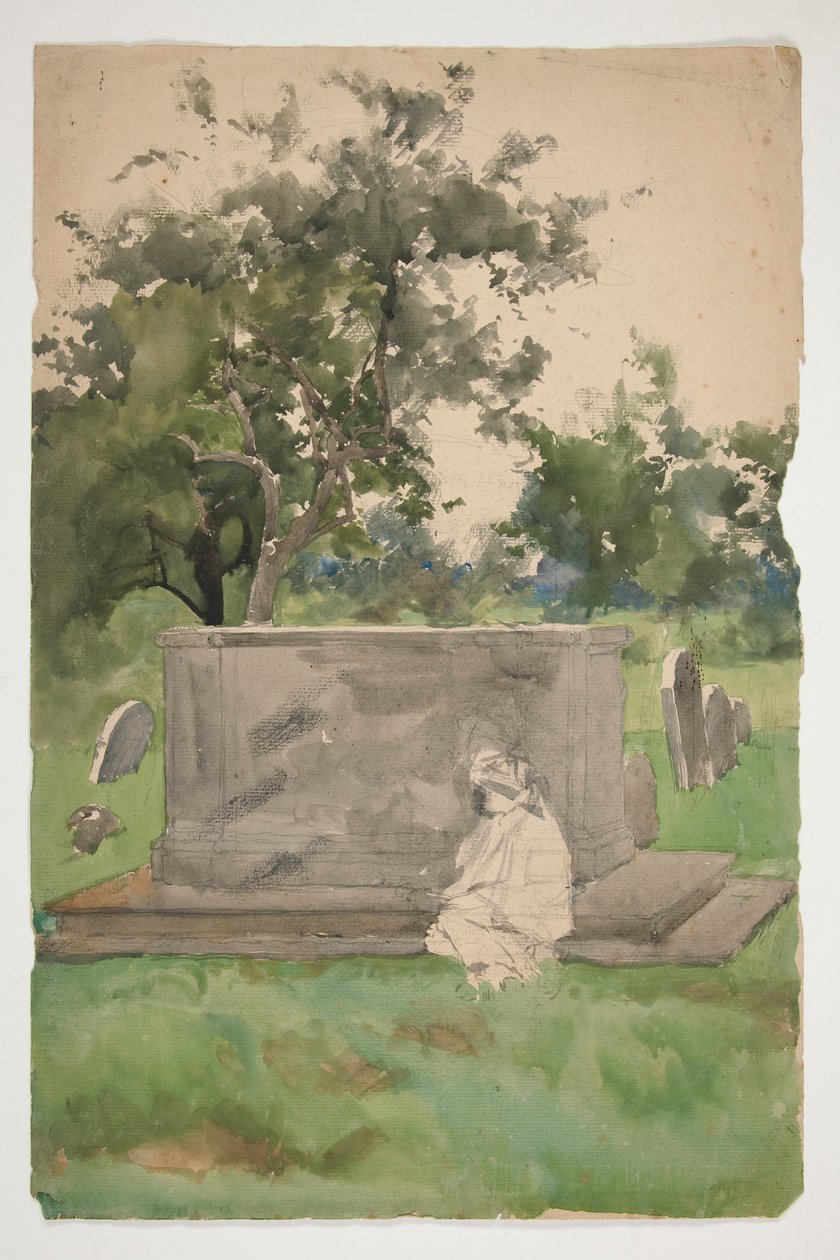 için eskiz by Edwin Austin Abbey