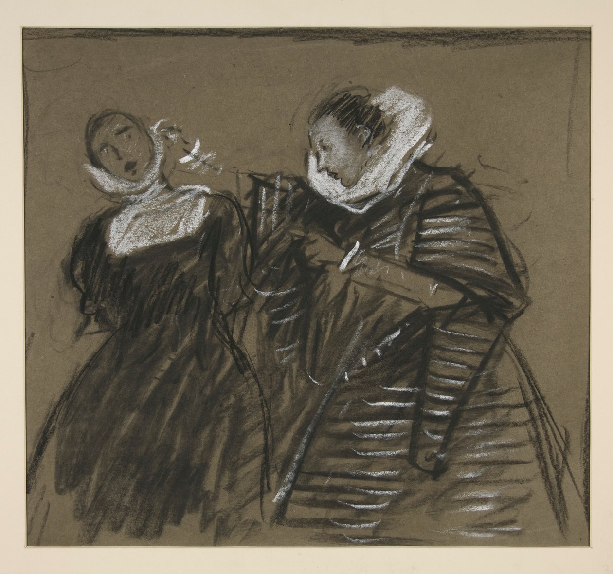 Hırçın Evcilleştirme Kroki (?) by Edwin Austin Abbey