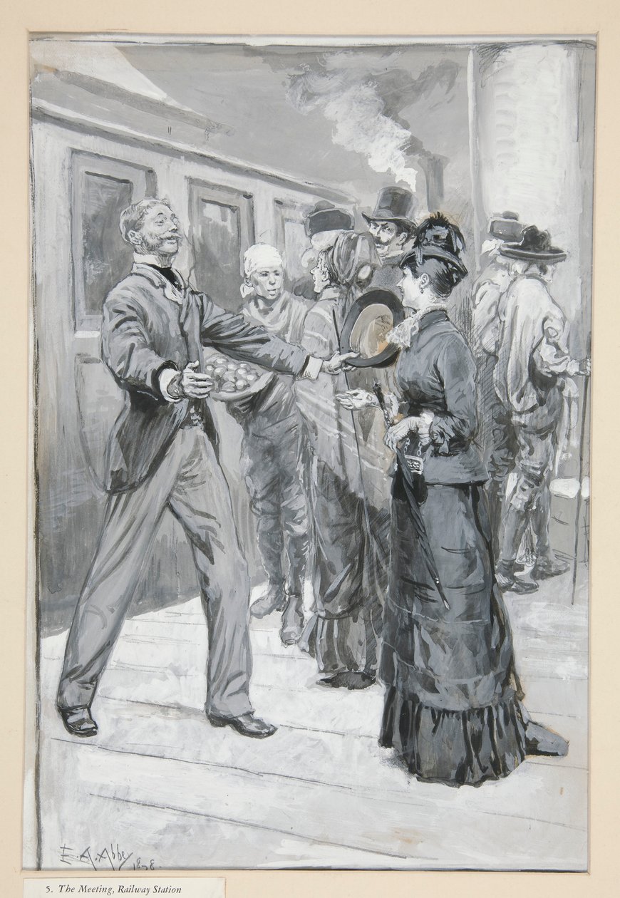için çalışma by Edwin Austin Abbey