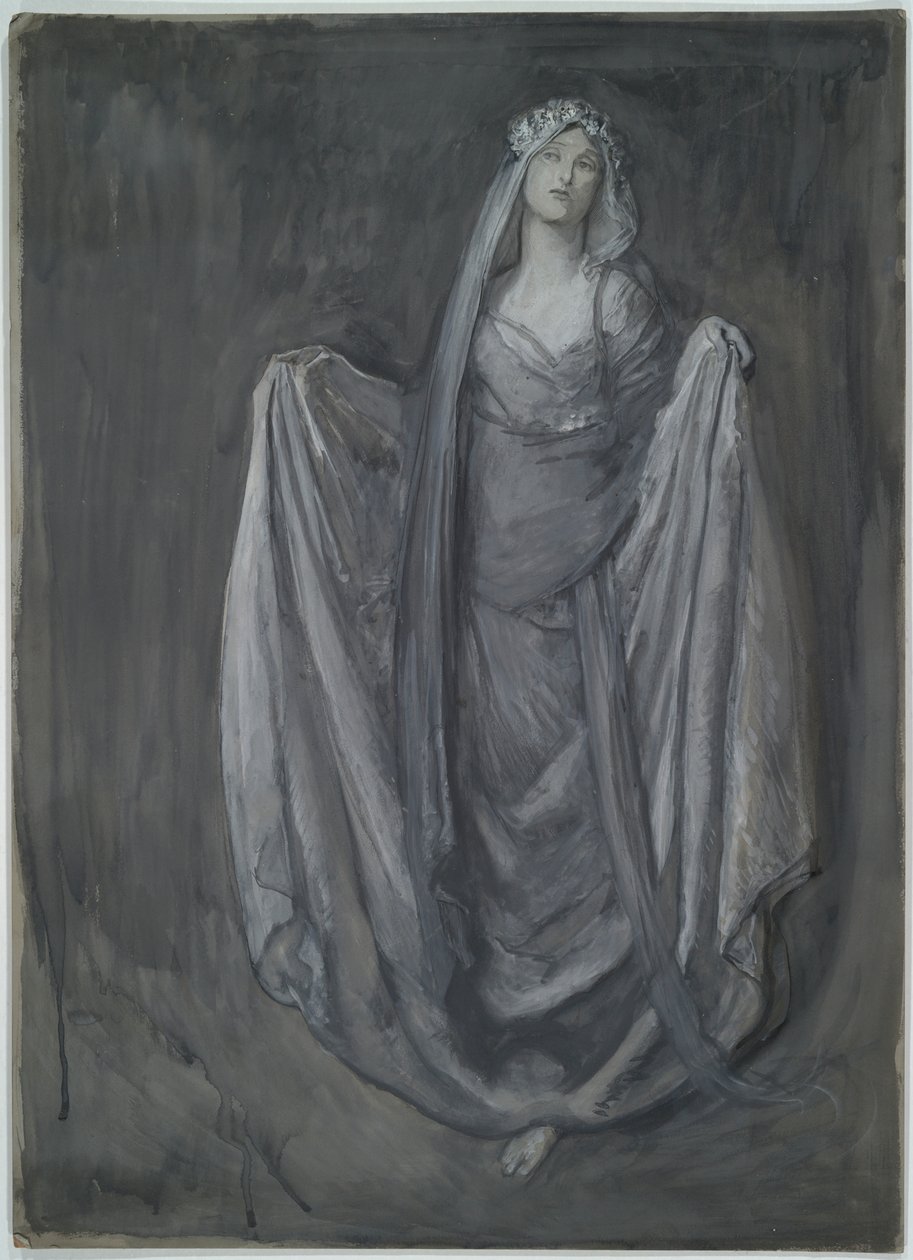 Blanchefleur için çalışma? by Edwin Austin Abbey