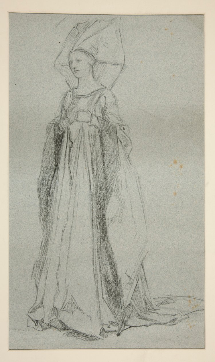 Leydi Anne için Çalışma, Kral III. Richard için (?) by Edwin Austin Abbey