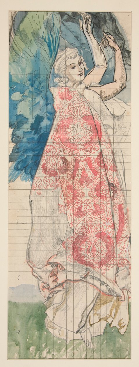 Louis Comfort Tiffany için çalışma by Edwin Austin Abbey