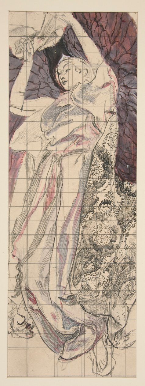Louis Comfort Tiffany için çalışma by Edwin Austin Abbey