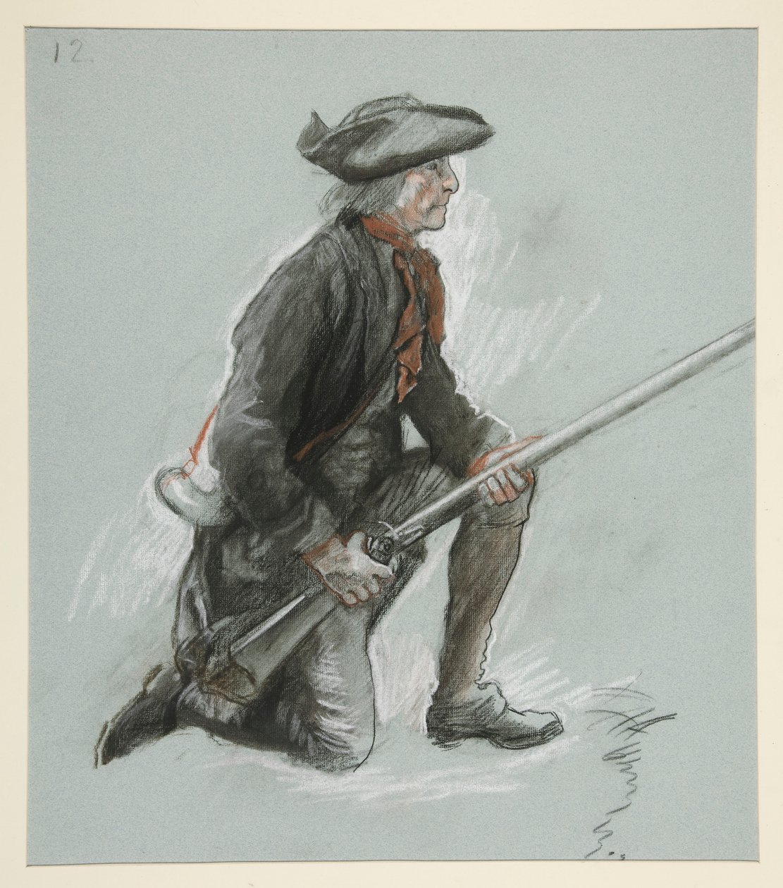 Bir rakam için çalışma by Edwin Austin Abbey
