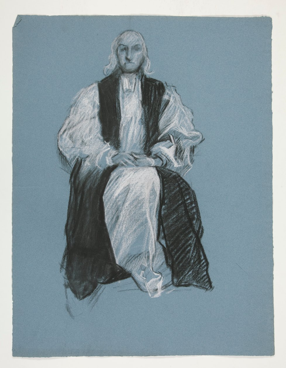 Piskopos William White figürü için çalışma, by Edwin Austin Abbey