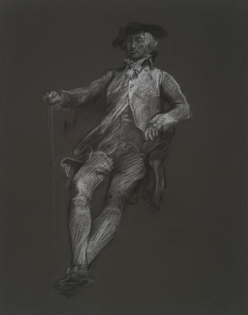 John Dickinson figürü için çalışma, by Edwin Austin Abbey