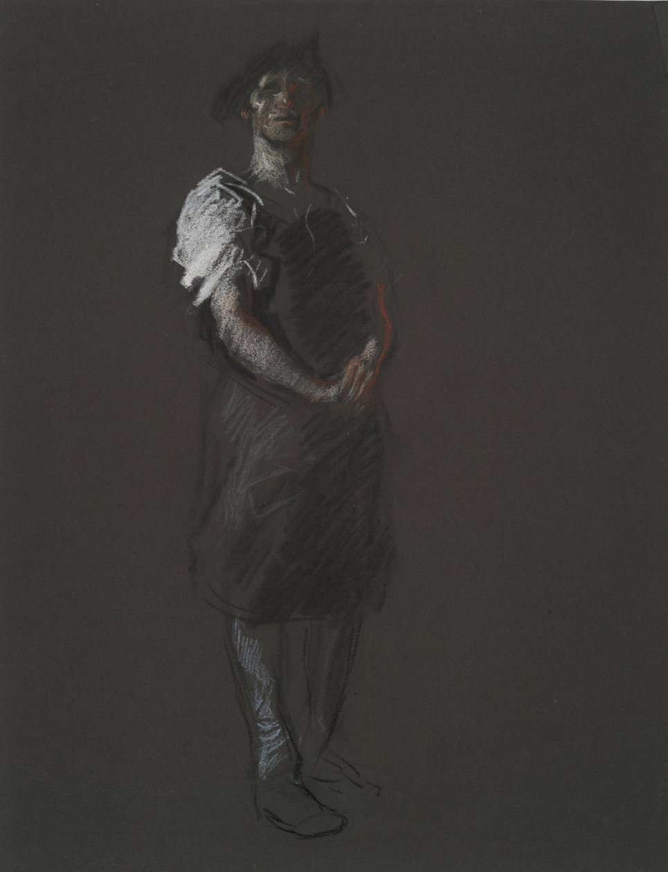 Bir İşçi figürü için çalışma, by Edwin Austin Abbey