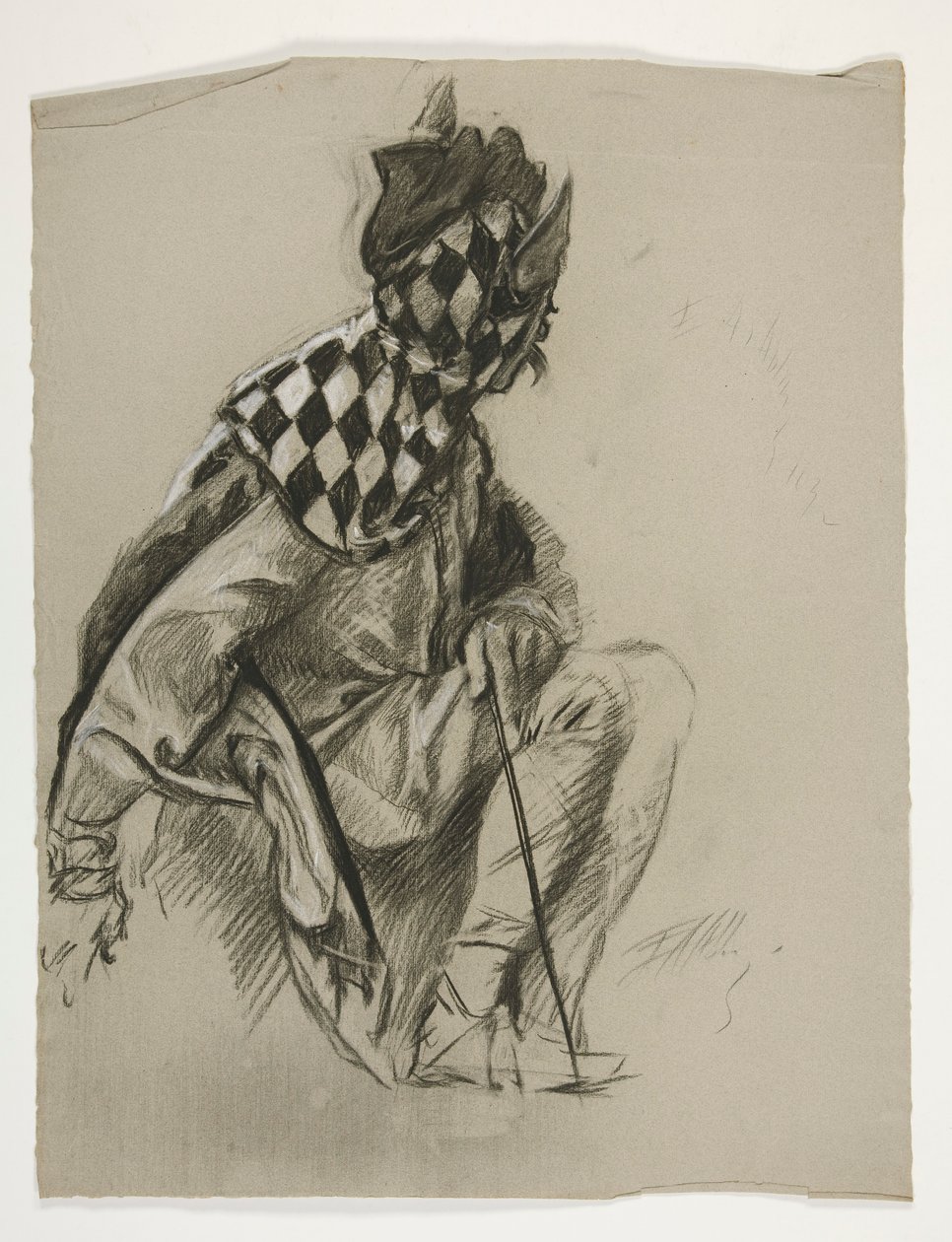 Kutsal Kâse Görevi için Jester Çalışması (kullanılmayan), (1901