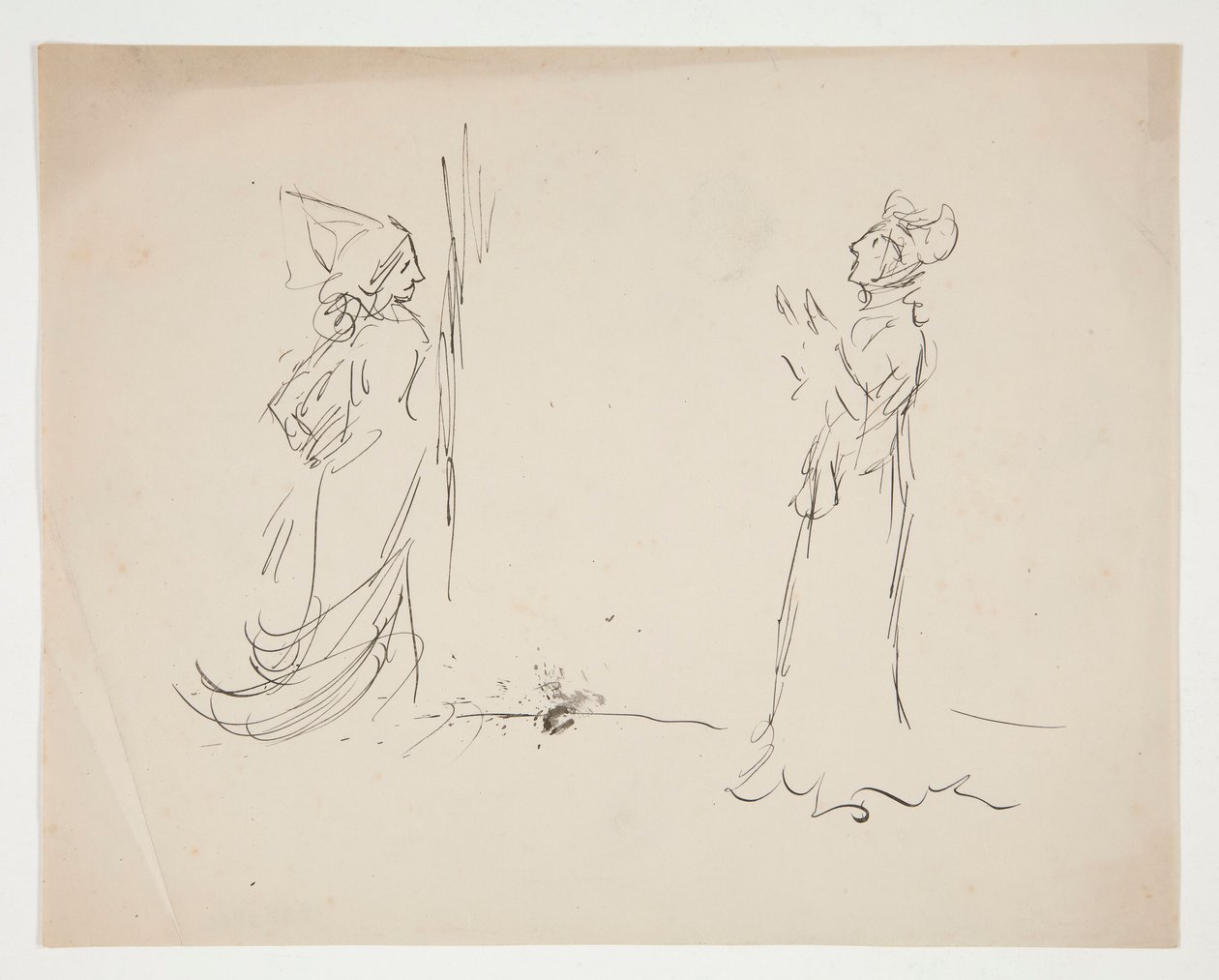 Aşktan İki Figürün İncelenmesi by Edwin Austin Abbey