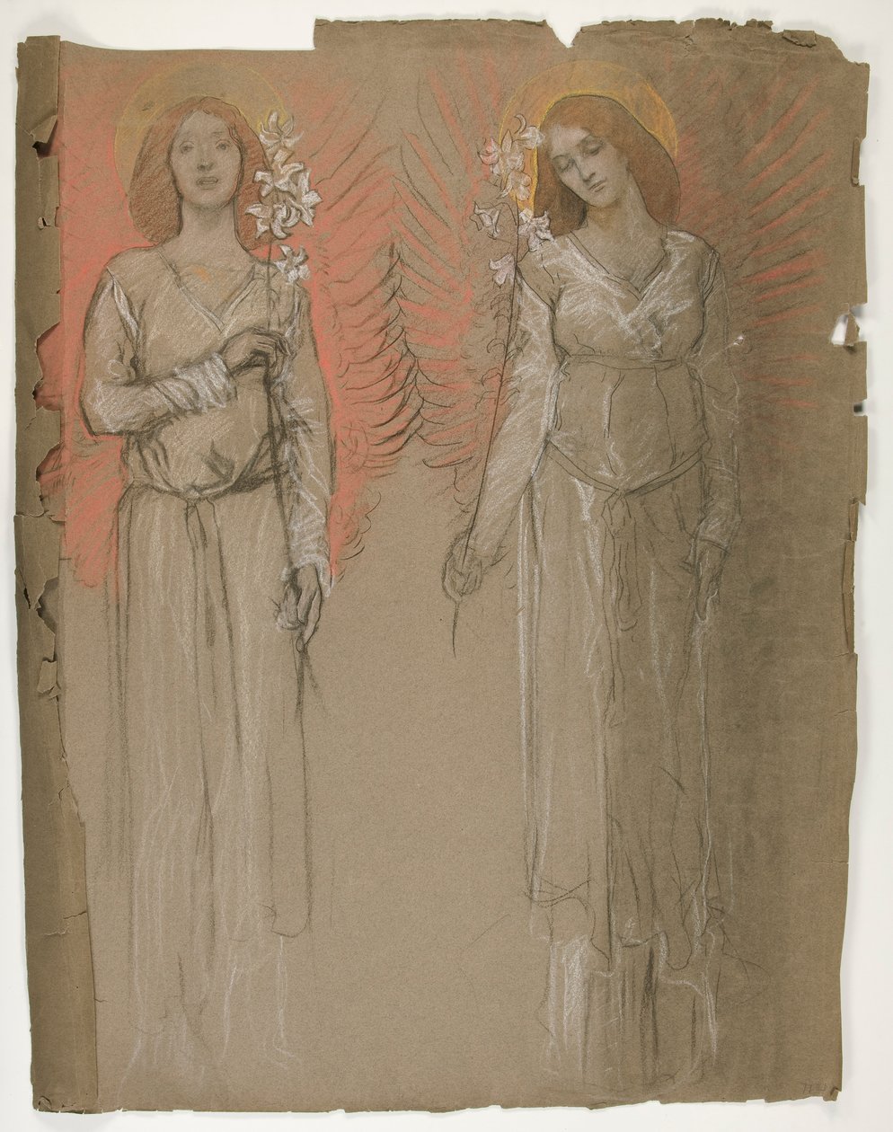 iki melek by Edwin Austin Abbey