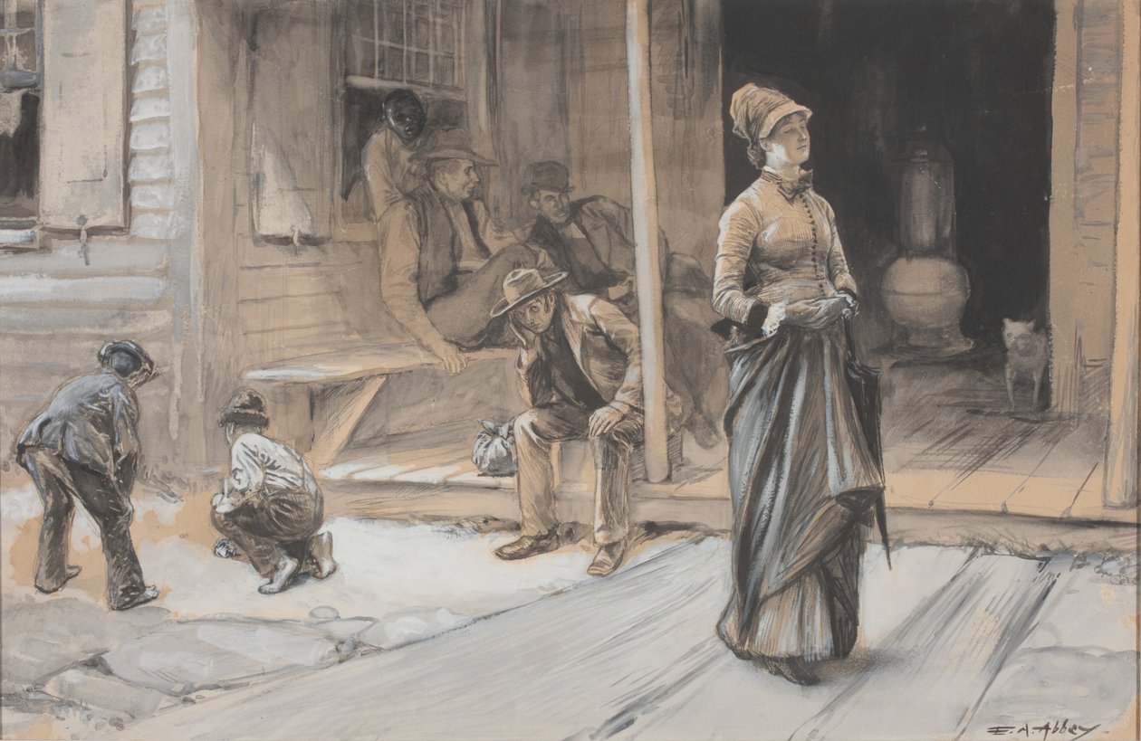Alnında Gururla by Edwin Austin Abbey
