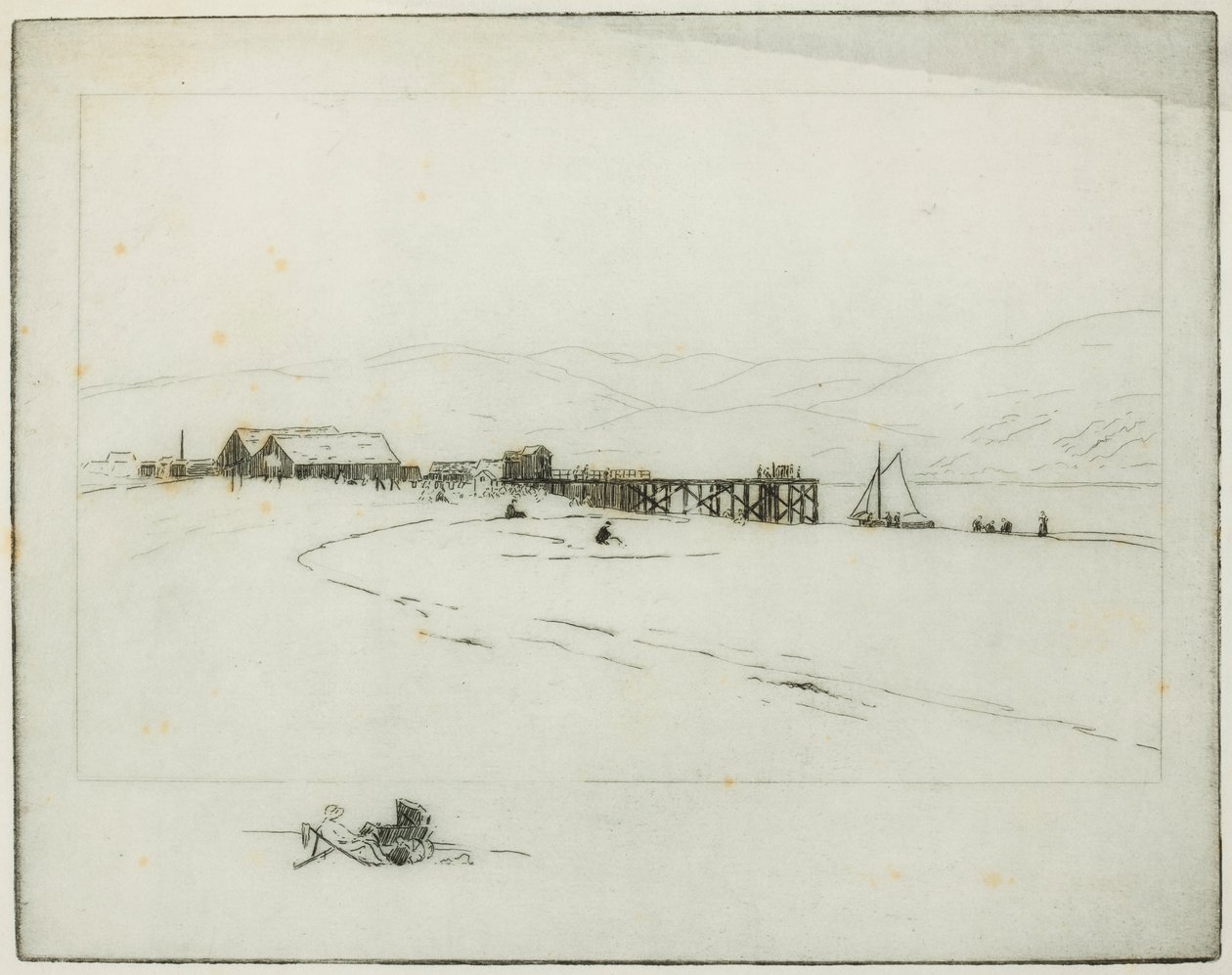 İskele (gravür) by Edwin Butler Bayliss