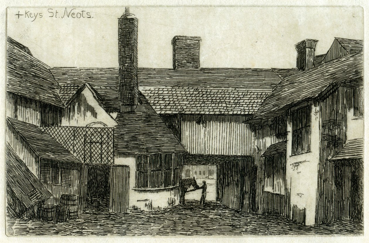 Çapraz Anahtarlar, St Neots, Cambridgeshire, 1881 by Edwin Edwards