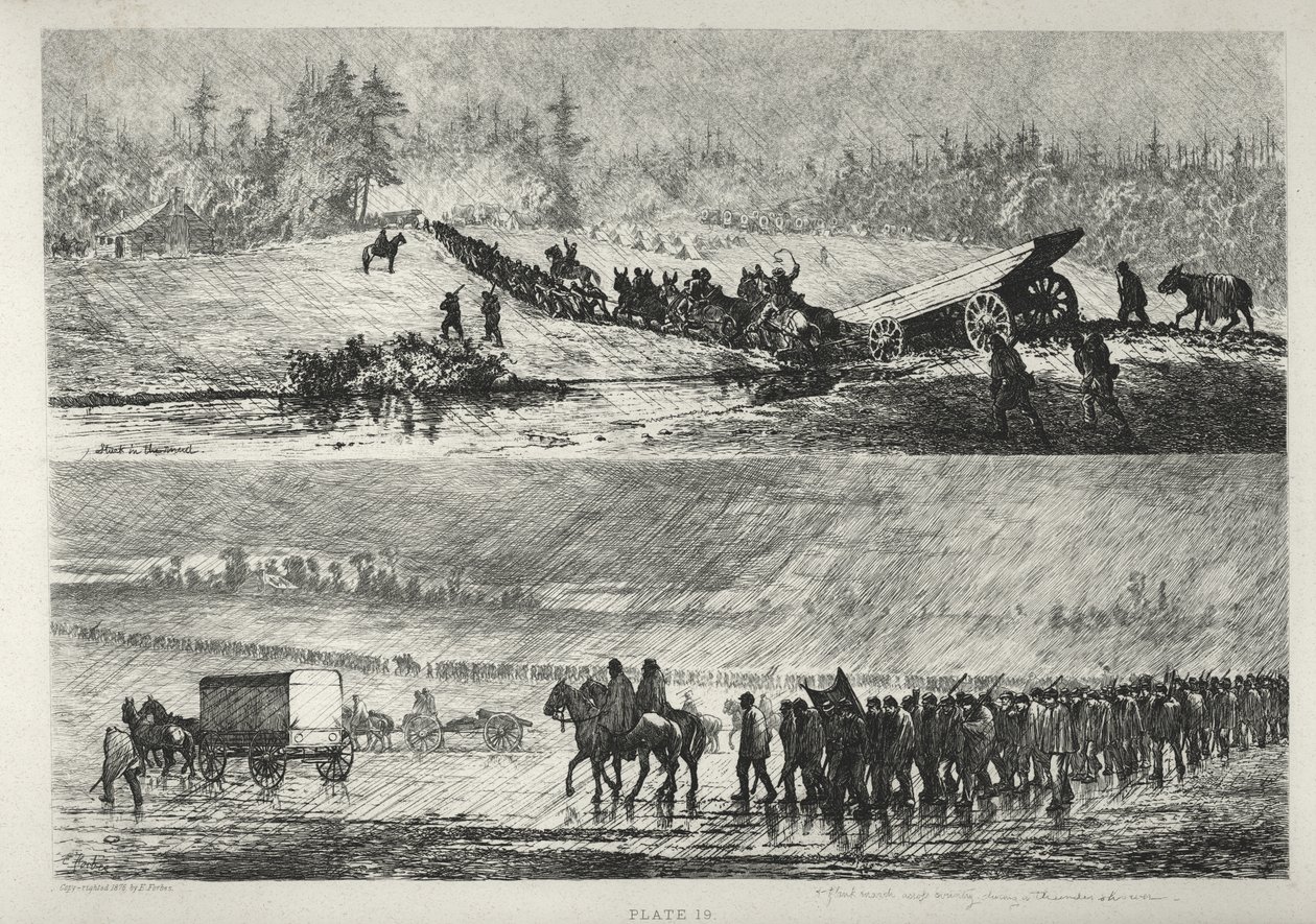 Yağmurda Yürümek by Edwin Forbes