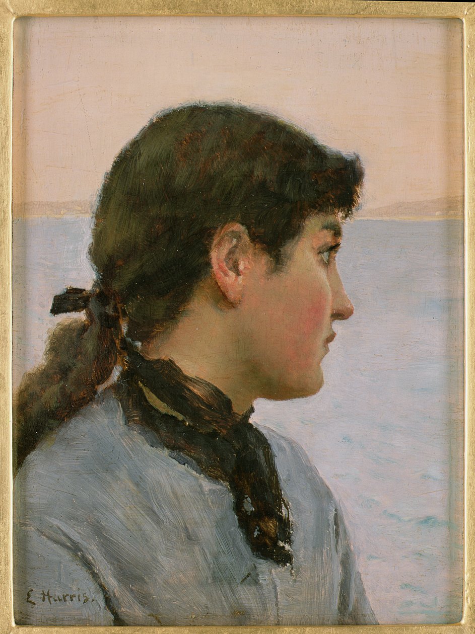 Balıkçı Kız, Newlyn by Edwin Harris