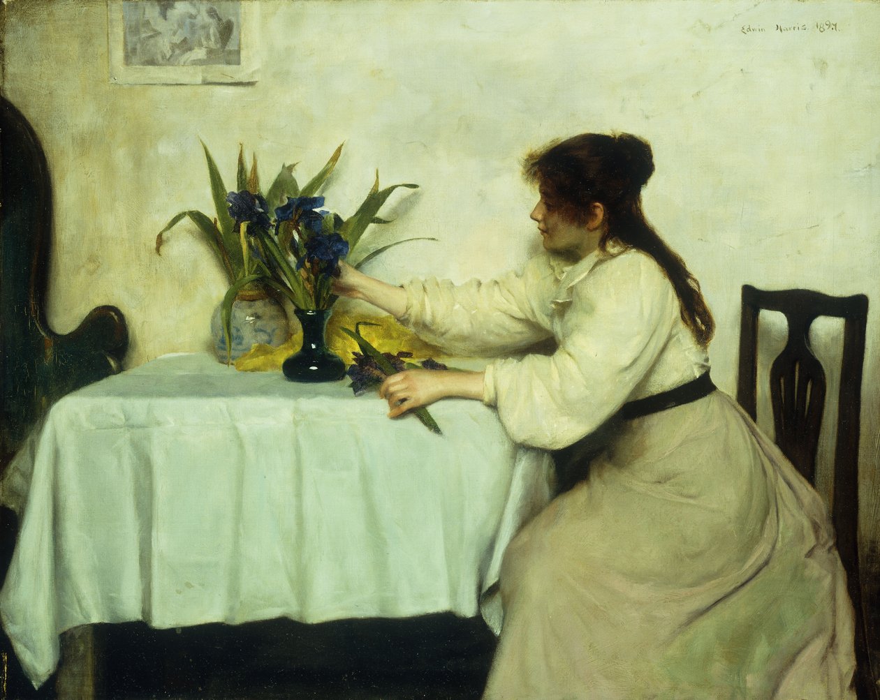Çiçeklerin Düzenlenmesi, 1897 by Edwin Harris