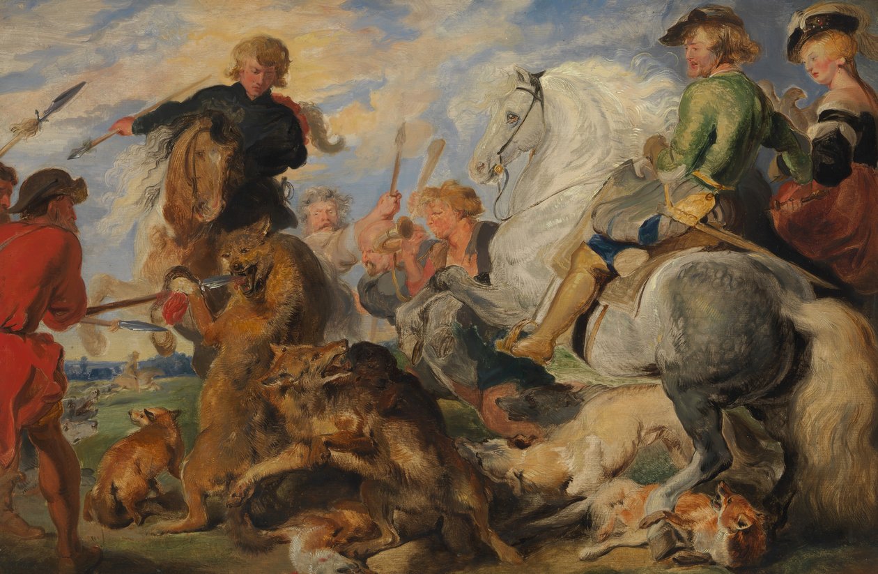 Rubenss Wolf ve Fox Hunt