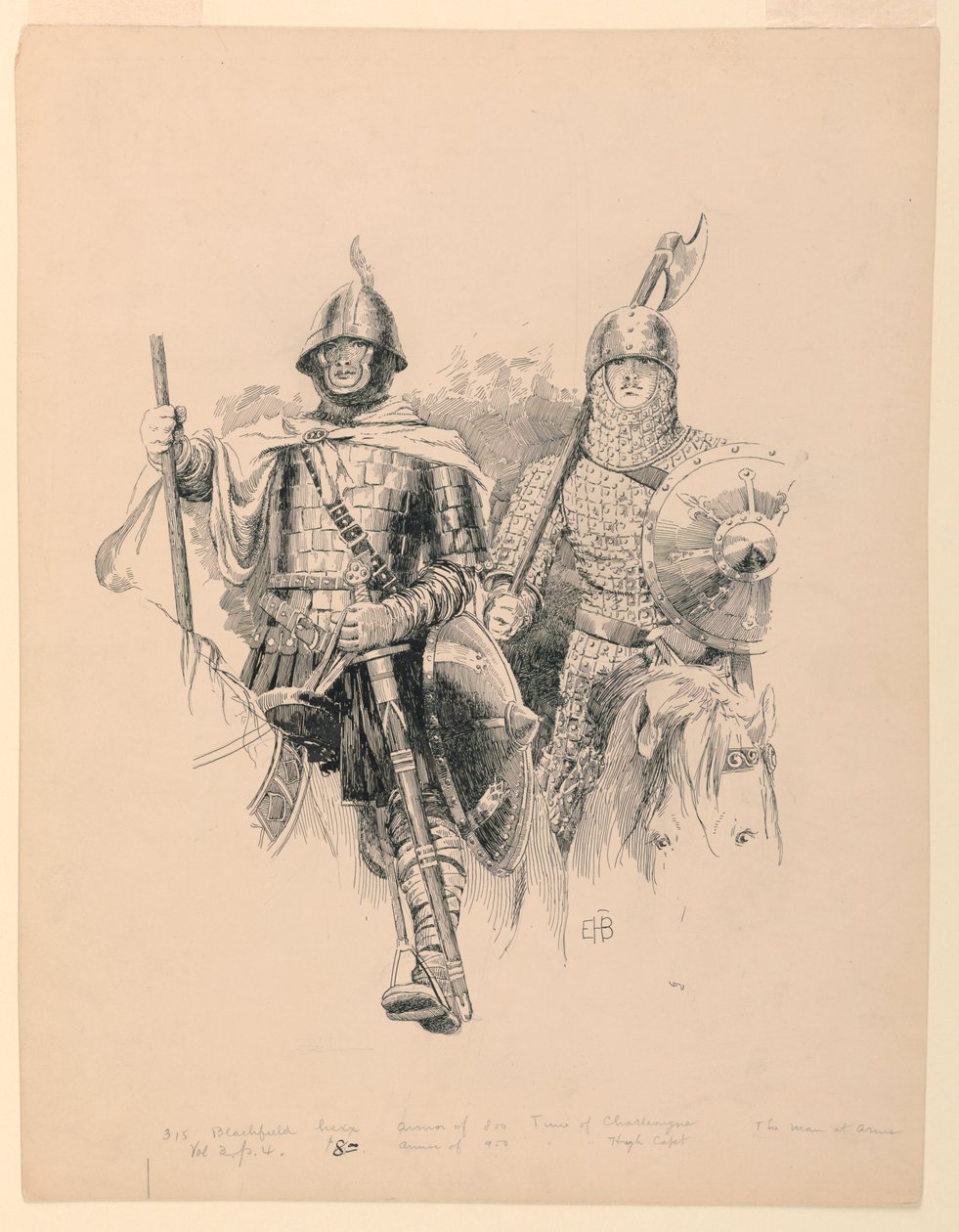 "800 Zırhı. Charlemagne Zamanı" by Edwin Howland Blashfield
