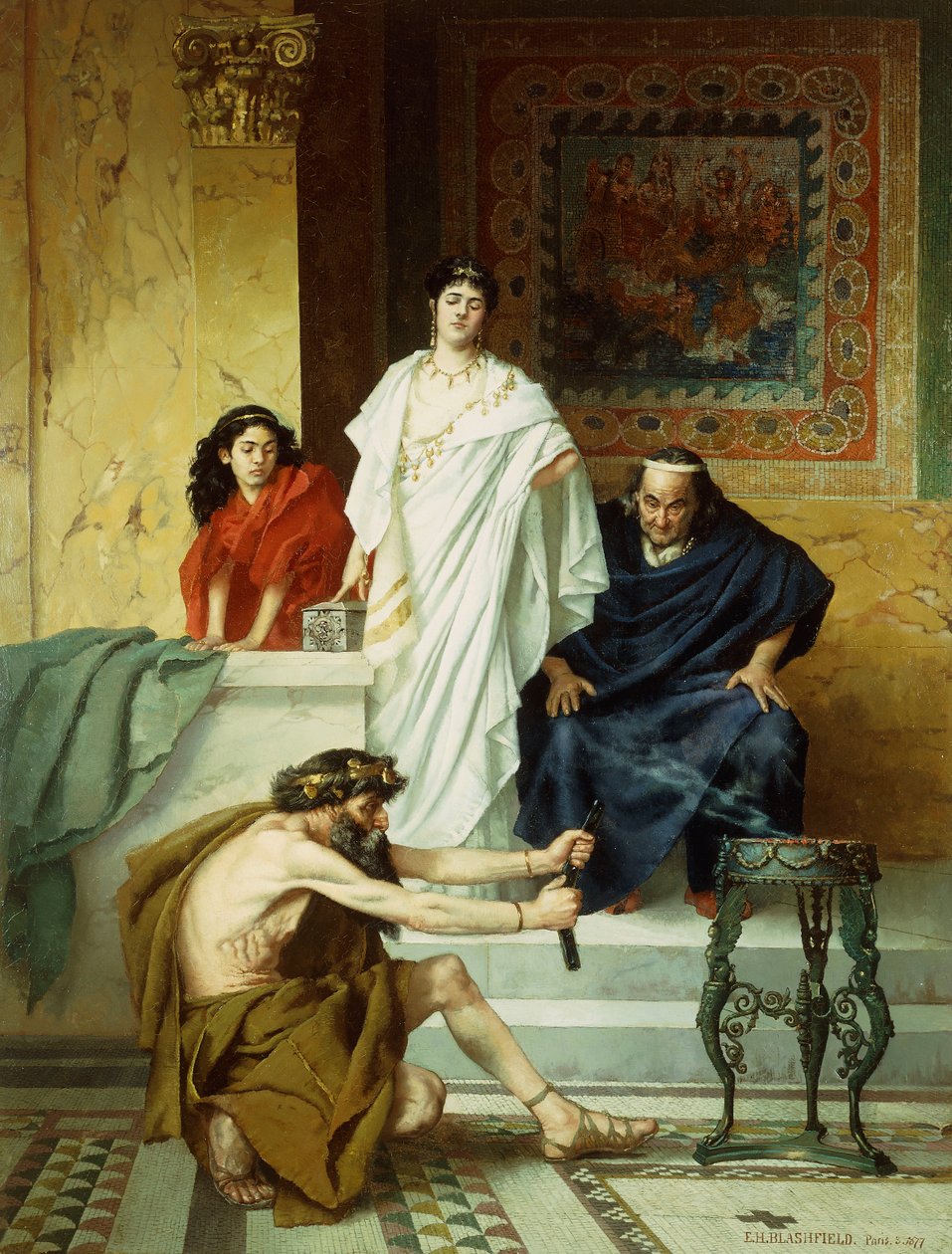 Kurban Hazırlamak by Edwin Howland Blashfield