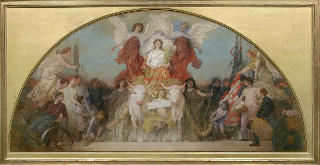Minnesota için Çalışma, Dünyanın Tahıl Ambarı, 1904 by Edwin Howland Blashfield
