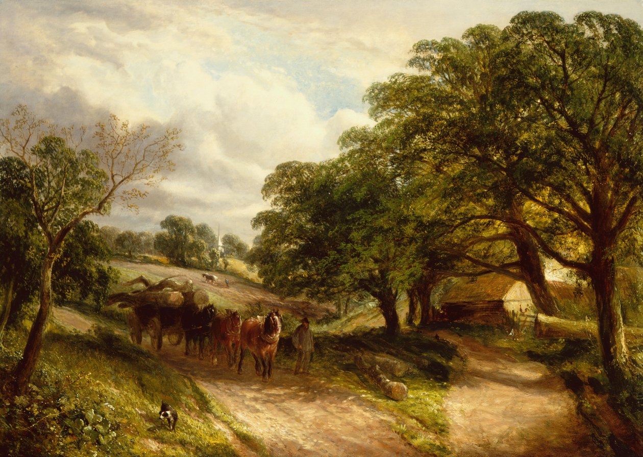 Karting Kereste (tuval üzerine yağlı boya) by Edwin L. Meadows