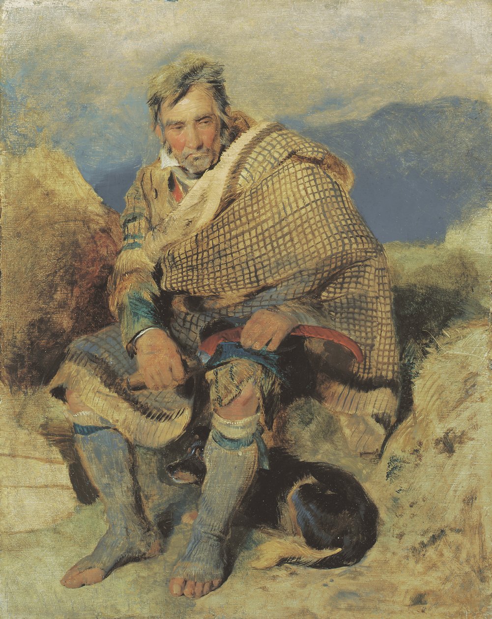 Bir yayla çobanı - bir eskiz, c. 1820