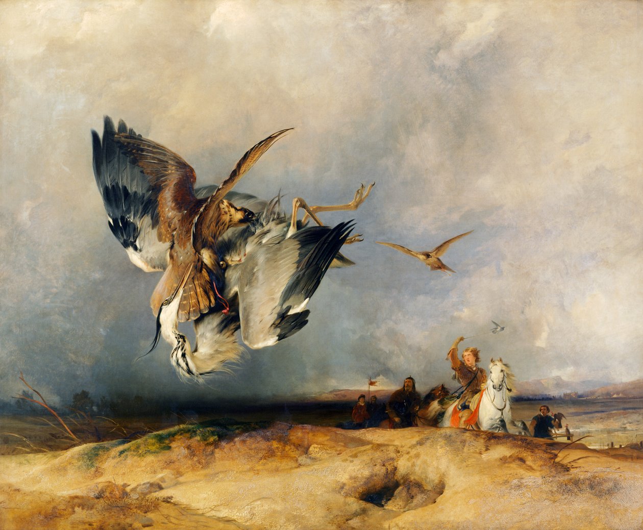 Eski Zamanda Hawking, 1831 dolayları (tuval üzerine yağlıboya) by Edwin Landseer