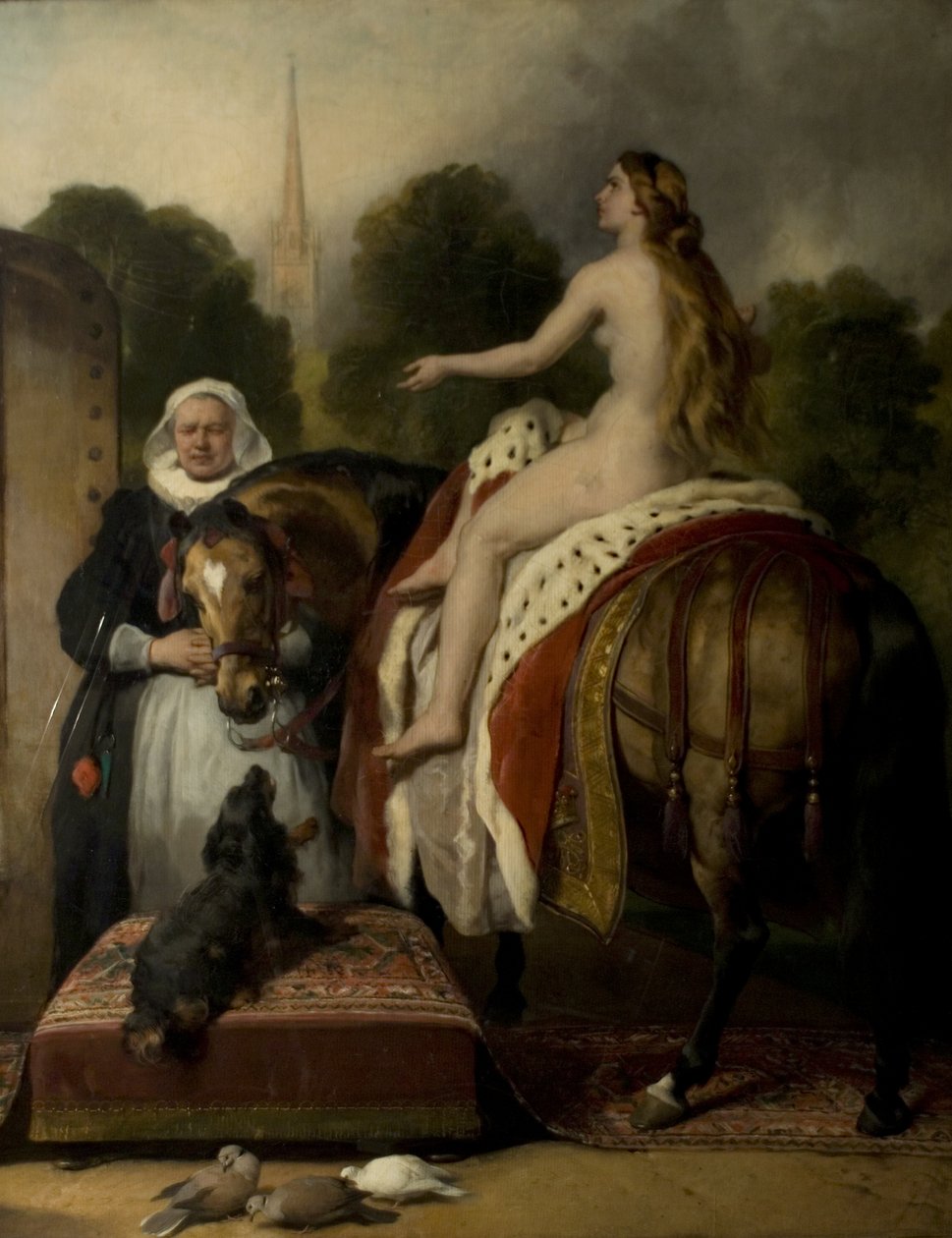 Lady Godivas Duası, c.1865 by Edwin Landseer
