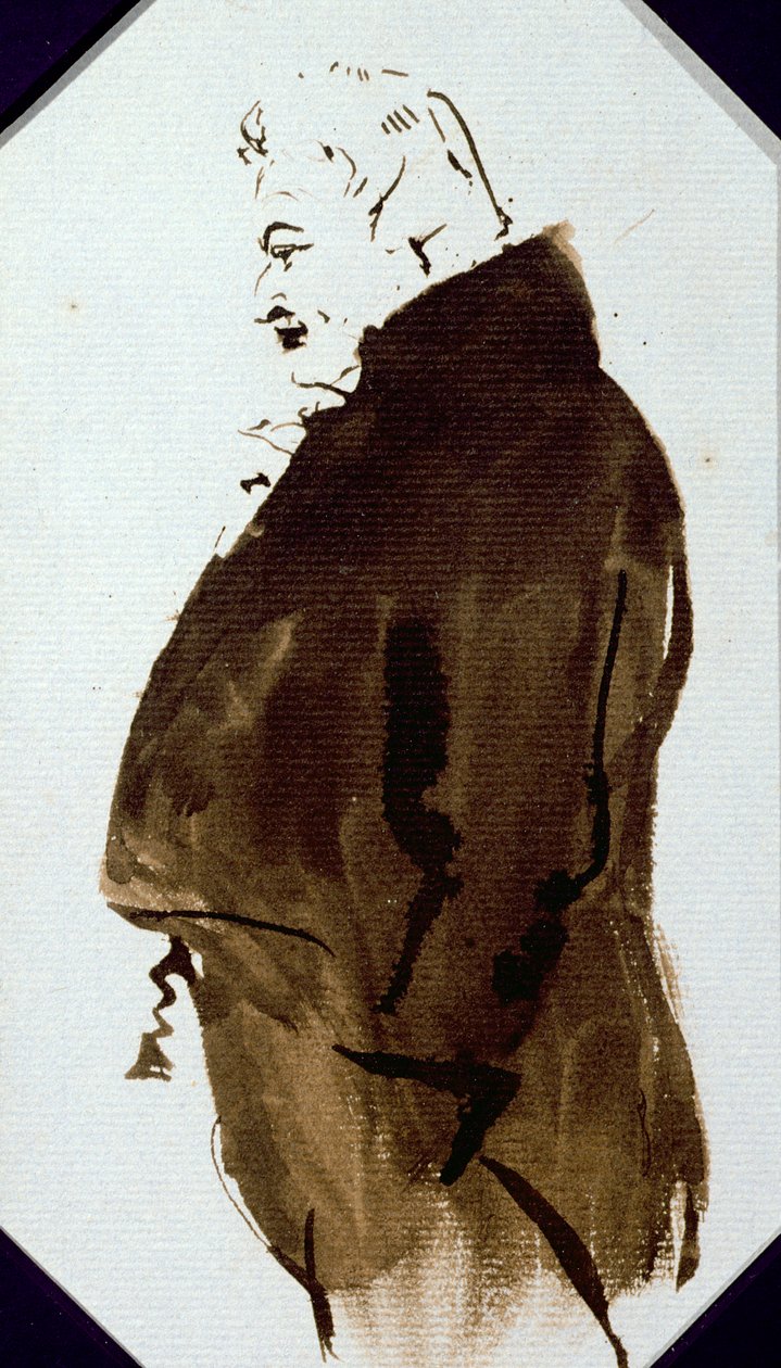 Sydney Smith (1771-1845) c.1821 (kağıt üzerinde kalem ve tuvalet) by Edwin Landseer