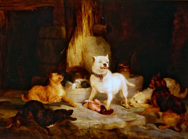 Kalenin Kralı (panelde yağlı boya) by Edwin Landseer