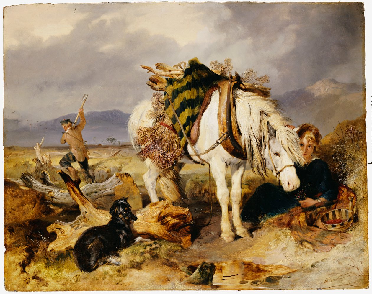 odun kesici by Edwin Landseer
