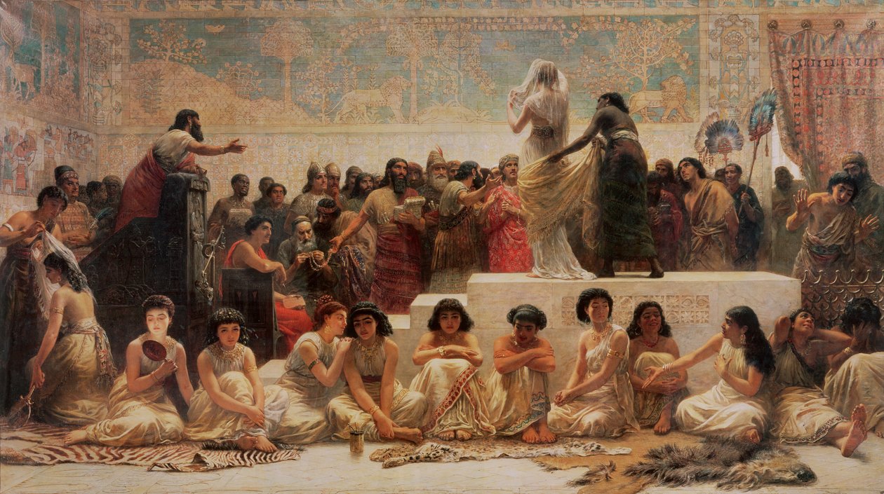 Babil Evlilik Pazarı by Edwin Longsden Long