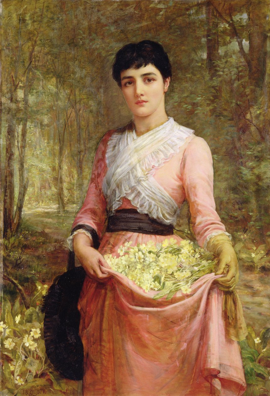 İmparatorluğumuzun Kızları. İngiltere: Primrose by Edwin Longsden Long